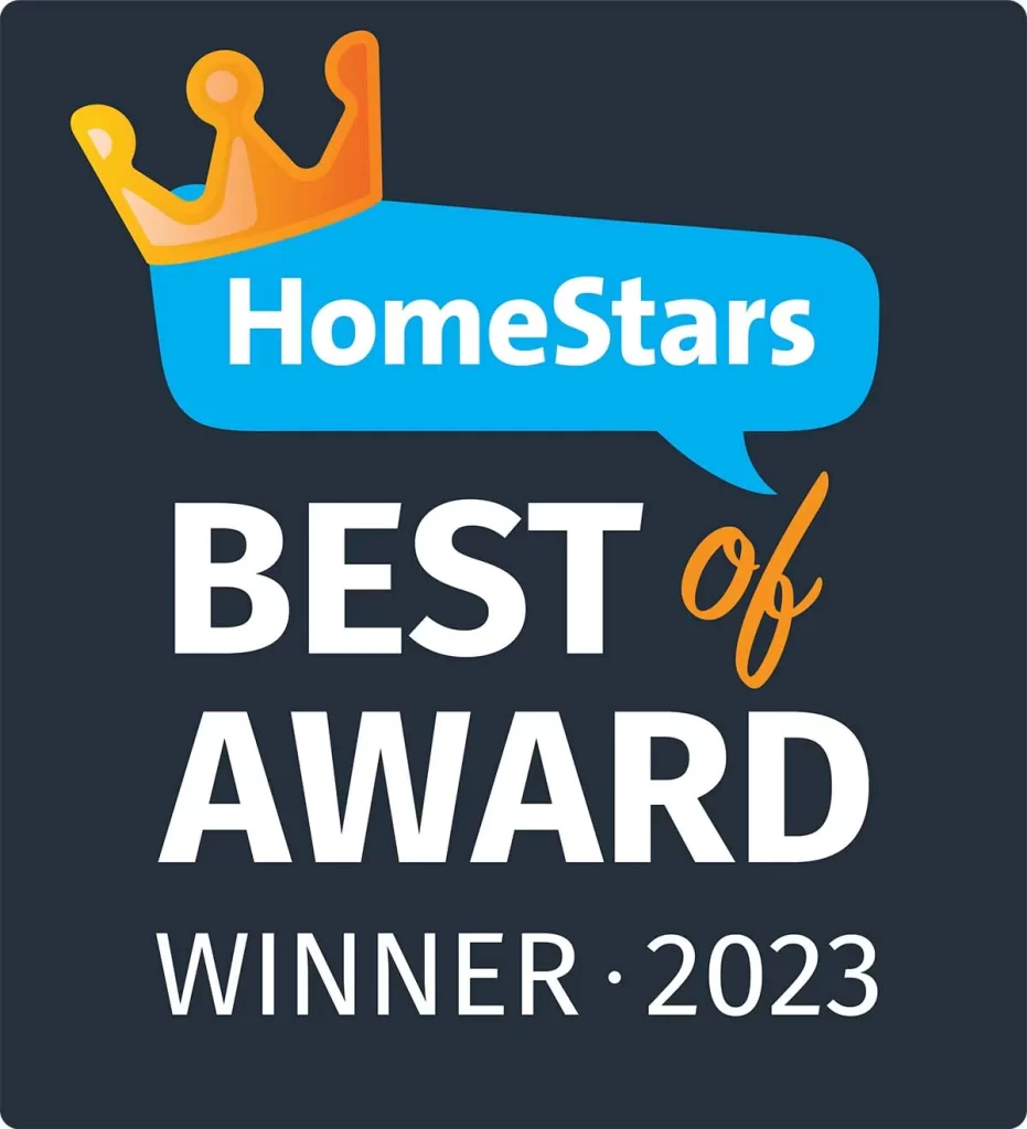 HomeStars Best of Award 2023 Winner